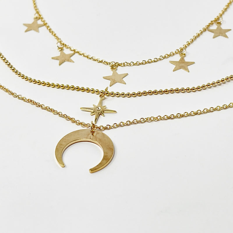 Celestial Dreams Layered Necklace