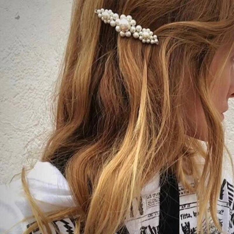 Gold Antoinette Pearl Hair Clips